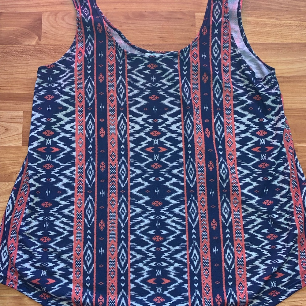 Flowy tribal tank top